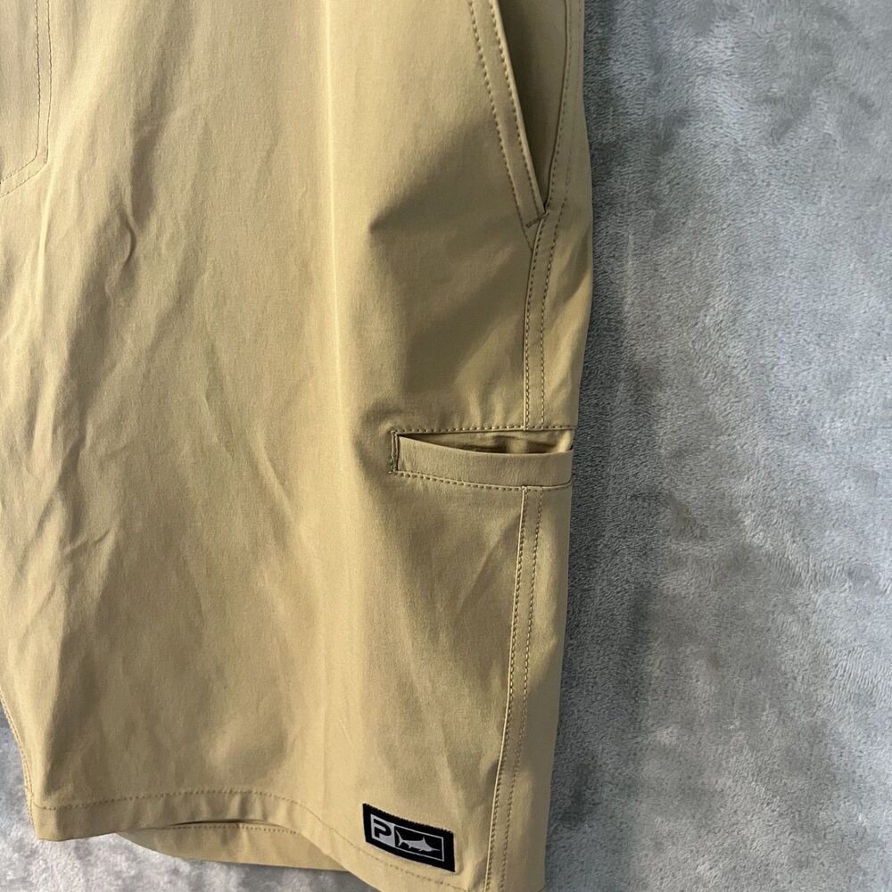 Pelagic Men’s Khaki Fishing Shorts Performance Outdoor Size 38 NEW - Picture 5 of 8